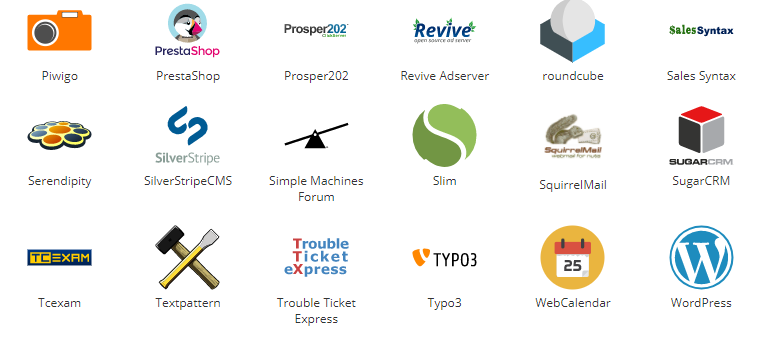 70+ One Click Installs-Eco Web Hosting