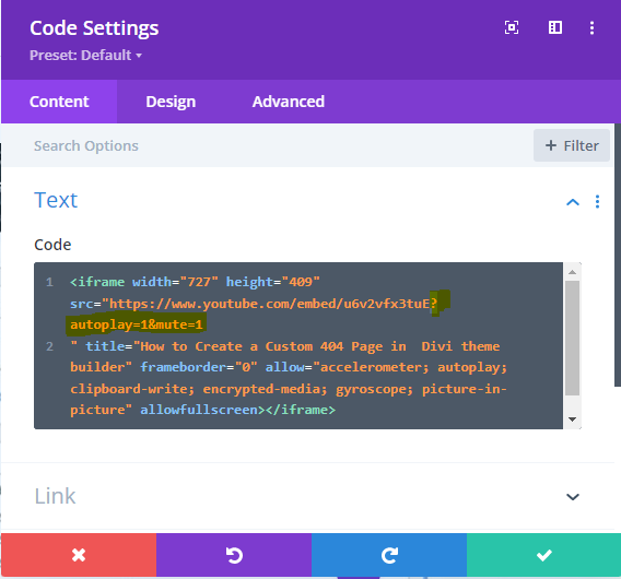 altered code