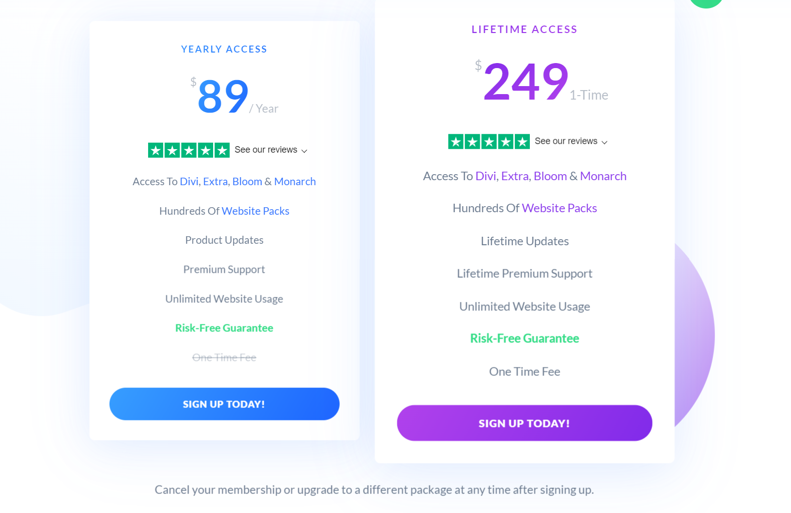 Divi pricing