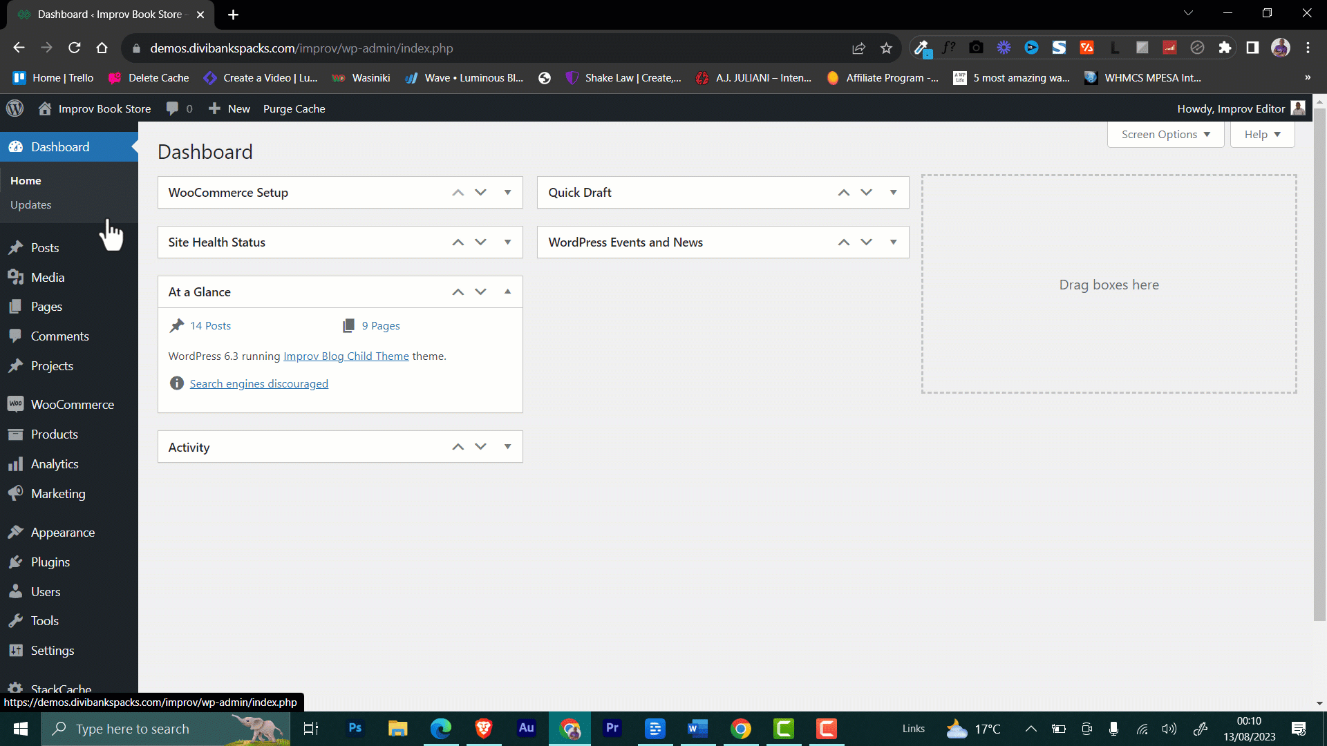 clear web hosting provider cache