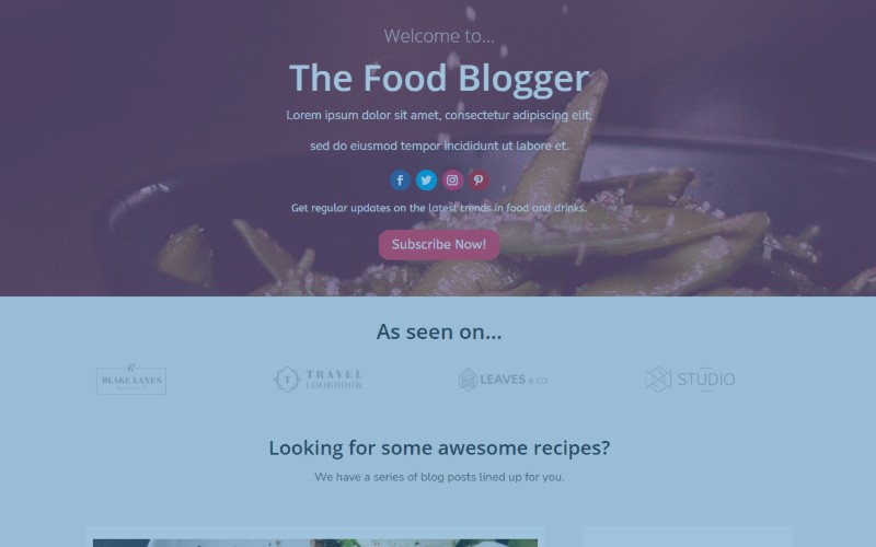 Freelancer Blog Layout Doc