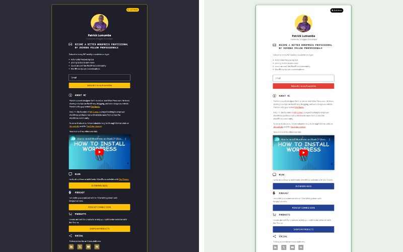 Freelancer Blog Layout Doc